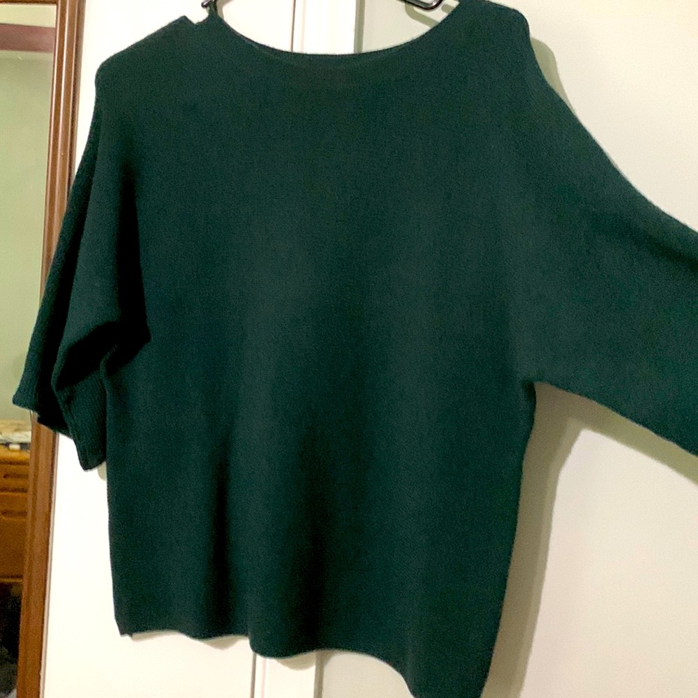 New Round neck Sweater, dark green
